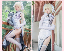 Load image into Gallery viewer, Anime Yosuga no Sora Men Women Cheongsam Lolita Dresses Kasugano Sora Cosplay Costumes Sexy Chinese gown Dress - CosCouture
