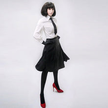 Load image into Gallery viewer, Cosroad Anime Bungo Stray Dogs Akiko Yosano Cosplay Costumes School Uniform Suit Akiko Yosano Halloween Plays Wig - CosCouture
