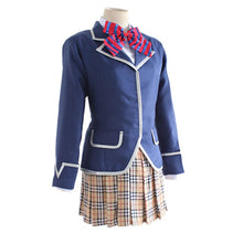 Load image into Gallery viewer, Anime Shokugeki no Soma Nakiri erina Cosplay Costume School Uniform (Blazer + Skirt + Tie) - CosCouture
