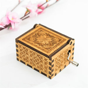 Game The Legend of Zelda Theme Handmade Engraved Wooden Music Box Crafts Cosplay - CosCouture