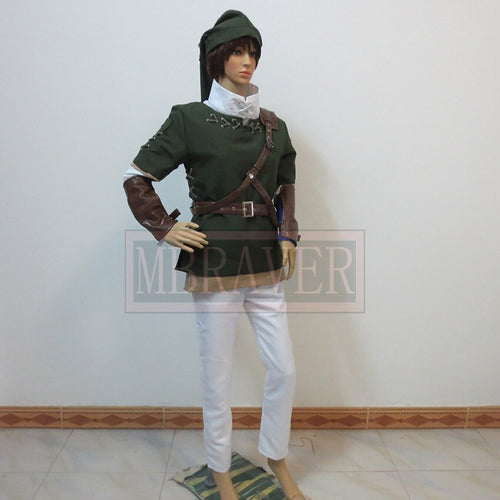 Anime The Legend of Zelda Zelda Link Cosplay Costume - CosCouture