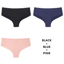 Load image into Gallery viewer, CINOON 3Pcs/Lot Seamless Panty Set Underwear Female Comfort Intimates Fashion Low-Rise Briefs Panties Women Sexy Lingerie
