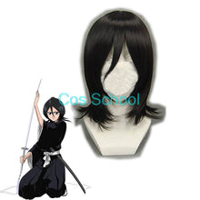 Load image into Gallery viewer, Cos School Bleach Kuchiki Rukia Cosplay Costume Rukia Kuchiki Wigs and Kimono Uniform Sets Die Pa Bleach Costumes - CosCouture
