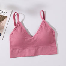 Load image into Gallery viewer, Women Sexy Crop Tops Tube Top Female Streetwear Sleeveless Camis Seamless Sports Lingerie Tee Bra Crop Top Bandeau Top Tank
