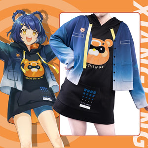 PRE-SALE Xiangling Daily Cosplay New Game Genshin Impact Costume Daily Fashion Uniform  New Outfit Halloween Costumes - CosCouture