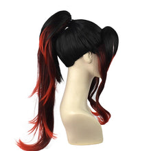 Load image into Gallery viewer, Demon Slayer Kimetsu no Yaiba Kokushibou Michikatsu Tsugikuni Yoriichi Ponytail Wig Cosplay Costume Heat Resistant Hair Wigs - CosCouture
