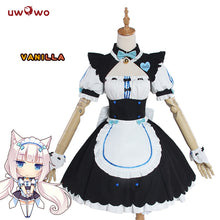 Load image into Gallery viewer, Vanilla NEKOPARA Cosplay Chocolate Maid Costume OVA Maid Uniform NEKOPARA Cosplay Cat Neko Girl Costume Women - CosCouture
