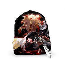 Load image into Gallery viewer, Demon Slayer Kimetsu no Yaiba Backpack Canvas Bag Kamado Tanjirou School Bags Girl Tomioka Giyuu Nezuko Notebook Bag Cosplay - CosCouture
