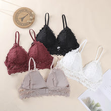 Load image into Gallery viewer, Women Lace Bralette Seamless Bras Sexy Beauty Back Tube Tops Girls Underwear Gathered Bras
