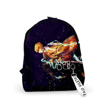 Load image into Gallery viewer, Demon Slayer Kimetsu no Yaiba Backpack Canvas Bag Kamado Tanjirou School Bags Girl Tomioka Giyuu Nezuko Notebook Bag Cosplay - CosCouture
