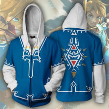 Load image into Gallery viewer, The Legend of Zelda 3D Printed Hoodie Sweatshirt Boys Girls Casual Outerwear Jacket Coat Teen Clothes - CosCouture
