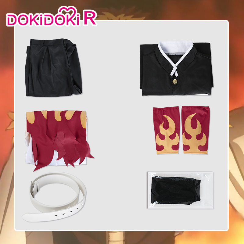 DokiDoki-R Anime Demon Slayer: Kimetsu no Yaiba Rengoku Kyoujurou Cosplay Costume Kimetsu no Yaiba Cosplay Men Rengoku - CosCouture