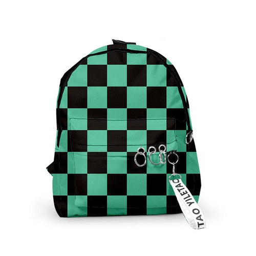 Demon Slayer Kimetsu no Yaiba School Bag Kamado Tanjirou Backpack Canvas Bag Women Men Tomioka Giyuu Travel Notebook Bag Cosplay - CosCouture
