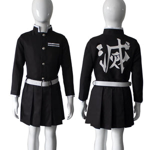 Tsuyuri Kanawo Cosplay Costume Children's Demon Slayer Kids Kisatsutai Uniforms Halloween Christmas Gifts - CosCouture