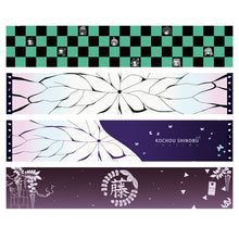 Load image into Gallery viewer, Anime Demon Slayer Kimetsu no Yaiba Kochou Shinobu Kamado Tanjirou Scarf Scarves Neckerchief Cosplay Costumes Men Women - CosCouture
