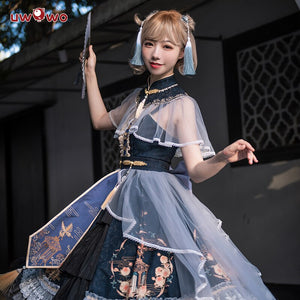 Lolita Original Dress Design Misty Garden Chinoiserie Cosplay Costume - CosCouture