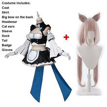 Load image into Gallery viewer, Anime Nekopara Cosplay Dresses Chocolat Maid Outfit Vanilla Costume La Soleil Women Wigs Halloween Racing Girl Costumes - CosCouture
