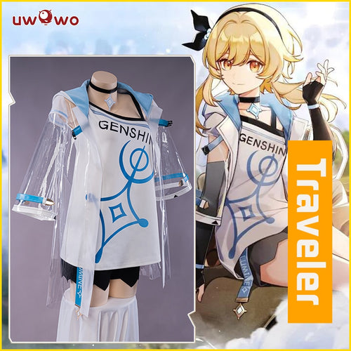PRE-SALE Traveler Cosplay Costume Genshin Impact Lumine Carnival Girl Kids Game Daily Costumes Performance Outfit - CosCouture