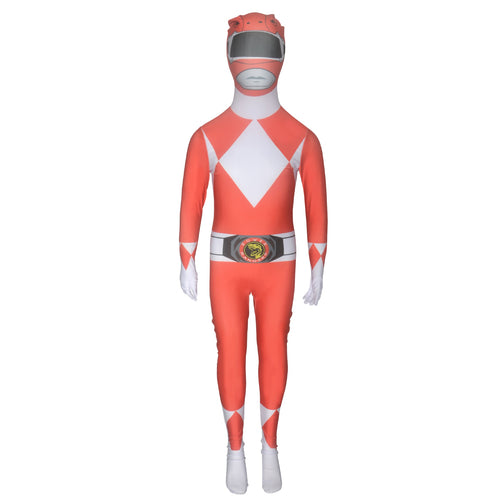 Children Power Samurai Sentai Shinkenger Rangers Lycra Kids Ranger Costumes Cosplay Superhero Samurai Rangers Zentai Suit - CosCouture