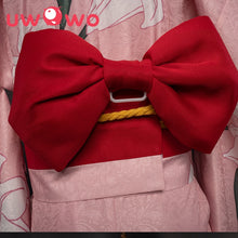 Load image into Gallery viewer, Anime  Demon Slayer: Kamado Nezuko Cosplay Costume Summer Version Kimono Outfit for Women Pajamas Halloween - CosCouture
