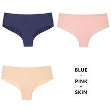 Load image into Gallery viewer, CINOON 3Pcs/Lot Seamless Panty Set Underwear Female Comfort Intimates Fashion Low-Rise Briefs Panties Women Sexy Lingerie
