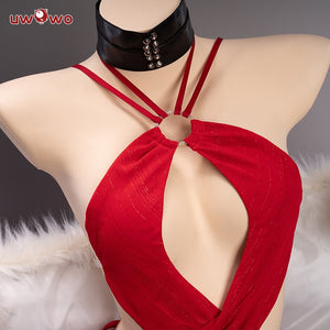 Game Azur Lane Akagi Cosplay Costume Cute Hot Sexy Costumes Red Dress For Girl Women - CosCouture
