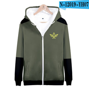 The Legend of Zelda 3D Printed Hoodie Sweatshirt Boys Girls Casual Outerwear Jacket Coat Teen Clothes - CosCouture