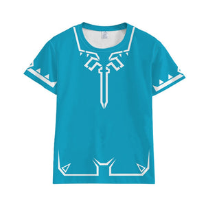 Link Cosplay t-shirt Breath of the Wild T shirt Princess Costumes Adult Summer Tops - CosCouture