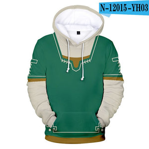 The Legend of Zelda 3D Printed Hoodie Sweatshirt Boys Girls Casual Outerwear Jacket Coat Teen Clothes - CosCouture