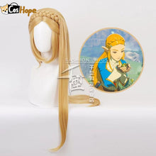 Load image into Gallery viewer, Princess Zelda Wig The Legend of Zelda Cosplay Women Golden Braided Wigs - CosCouture
