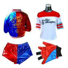 Load image into Gallery viewer, New Harley Quinn Cosplay Costumes Adult Women  Suit with Wig Gloves - CosCouture
