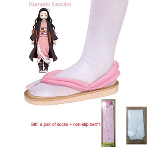 2020 Christmas Costume Kamado Nezuko Cosplay Dress Demon Slayer Nezuko Wig And Shoes Woman's Clothing Accessories Gift - CosCouture