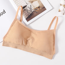 Load image into Gallery viewer, Women Sexy Crop Tops Tube Top Female Streetwear Sleeveless Camis Seamless Sports Lingerie Tee Bra Crop Top Bandeau Top Tank
