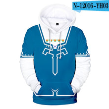 Load image into Gallery viewer, The Legend of Zelda 3D Printed Hoodie Sweatshirt Boys Girls Casual Outerwear Jacket Coat Teen Clothes - CosCouture
