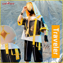 Load image into Gallery viewer, PRE-SALE UWOWO Traveler Cosplay Genshin Impact Aether Costume Male Fashion Traveller - CosCouture
