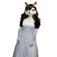 Load image into Gallery viewer, Fursuit Miss Fox Mascot Costume Cosplay Suits - CosCouture
