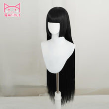 Load image into Gallery viewer, 【AniHut】Jabami Yumeko Wig Kakegurui Cosplay Wig Women Black 100cm Heat Resistant Synthetic Hair - CosCouture
