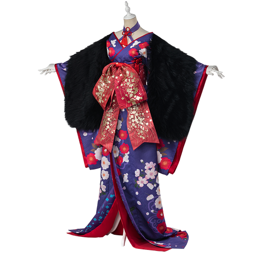 UWOWO Anime Fate Stay Night Heaven's Feel Saber Alter/Arturia Pendragon Alter Cosplay Costume Women Kimono Fate Grand Order/FGO - CosCouture