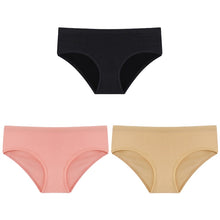Load image into Gallery viewer, CINOON 3PCS/Set Women&#39;s Panties Cotton Underwear Solid Color Briefs Girls Low-Rise Soft Panty Women Underpants Female Lingerie

