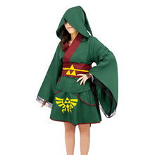 Load image into Gallery viewer, Game The Legend of Zelda Anime Cosplay Cloak Dress For Girls - CosCouture
