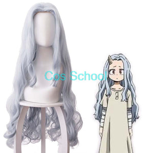 Cos School Boku no Hero Academia Eri Cosplay Wigs My Hero Academia Eri Wigs Anime With the Same Gray Long Hair - CosCouture