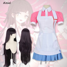 Load image into Gallery viewer, New Dangan Ronpa 2 Mikan Tsumiki Cosplay Costume Danganronpa Wig Suit Top skirt - CosCouture
