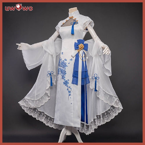 Game Fate Grand Order/FGO Saber 4 Anniversary Cheongsam Cosplay Costume - CosCouture