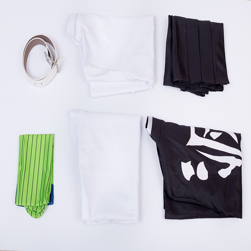 Anime Demon Slayer: Kimetsu no Yaiba Cosplay Costume Kanroji Mitsuri Cosplay Costumes Full Set with Stockings - CosCouture