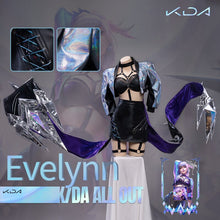 Load image into Gallery viewer, Pre-sale Game LOL K/DA All Out Evelynn Cosplay Costume League of Legends Cosplay Agony&#39;s Embrace - CosCouture
