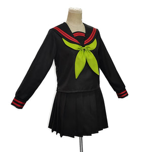 Anime Demon Slayer Kimetsu no Yaiba Cosplay Nezuko Kamado Makomo Cosplay Costume JK School Uniforms Sailor Suit Girls Women - CosCouture