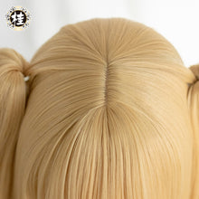 Load image into Gallery viewer, UWOWO Ereshkigal Cosplay Wig Anime Fate Grand Order Blonde Hair Ponytail 80cm Long Gold Cosplay Holiday Party FGO - CosCouture
