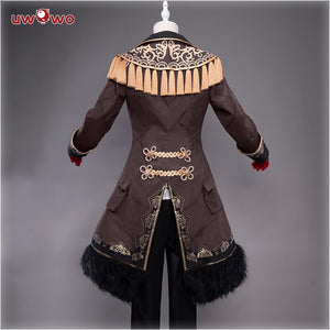 Pre-sale Game Genshin Impact Diluc The Dark Side of Dawn Cosplay Costume Darknight Hero Handsome Nobiliary Uniform - CosCouture