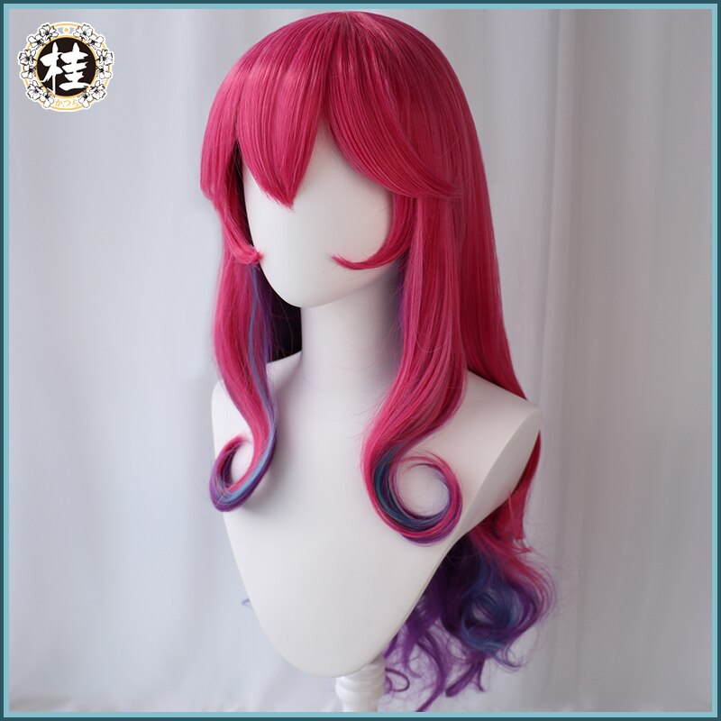 UWOWO Ahri Wig LOL Spirit Blossom LOL Cosplay Hair Hot Halloween Game League Of Legends Ahri Wig - CosCouture
