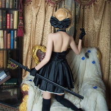 Load image into Gallery viewer, Women Anime FGO Zero Fate Black Dress Fate Stay Night Saber Alter Arturia Pendragon Cosplay Costume Halloween Costume for Women - CosCouture
